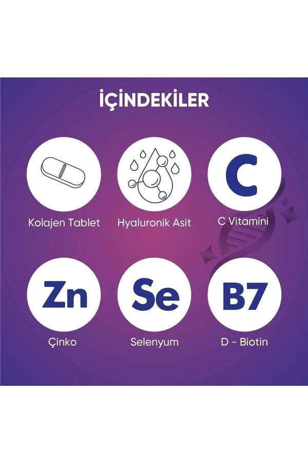 Voop Collagen Beauty Tip I ve Tip III Kolajen 30 Tablet