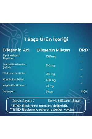 Voop Kompleks Tip II Collagen Glukozamin 7 Saşe