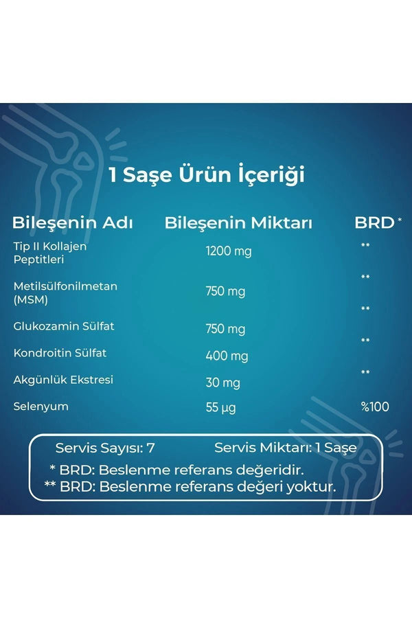 Voop Kompleks Tip II Collagen Glukozamin 7 Saşe