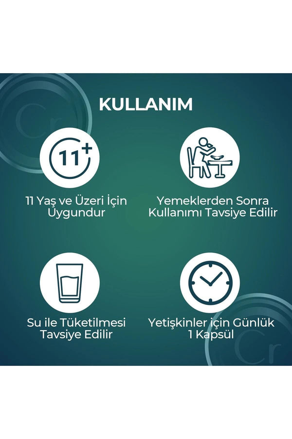 Voop Krom Pikolinat 200 mcg 30 Kapsül