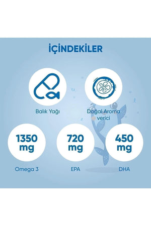 Voop Omega-3 Kids Balık Yağı Şurup Portakal Aromalı 150 ml