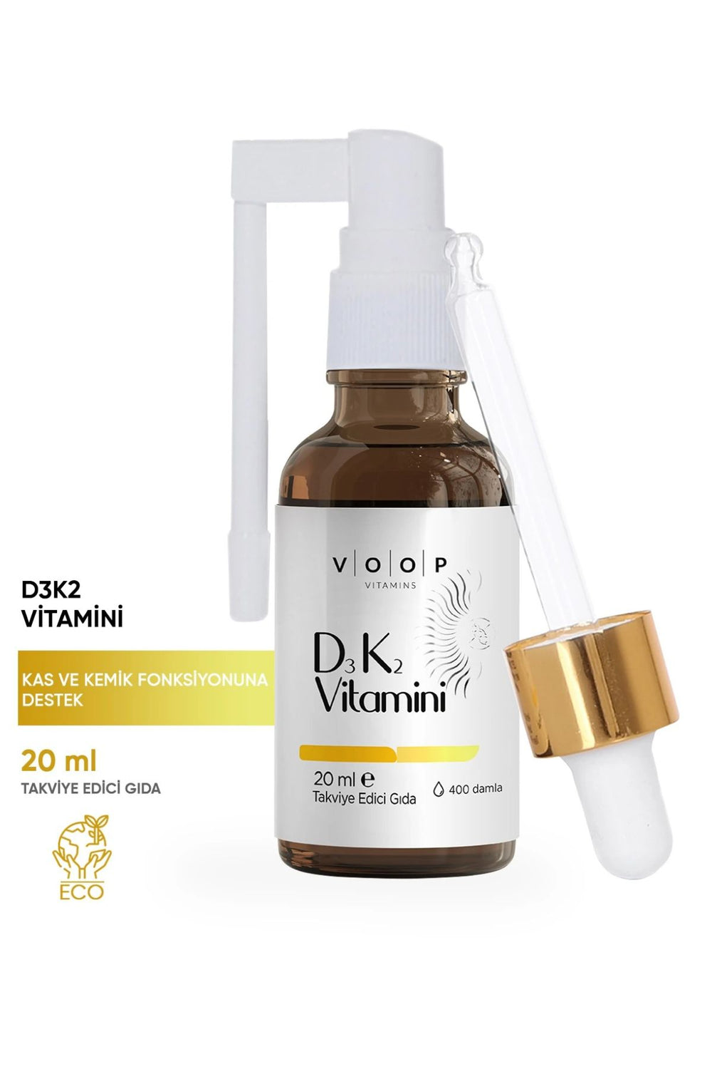Voop Vitamin D3 & K2 20 ml