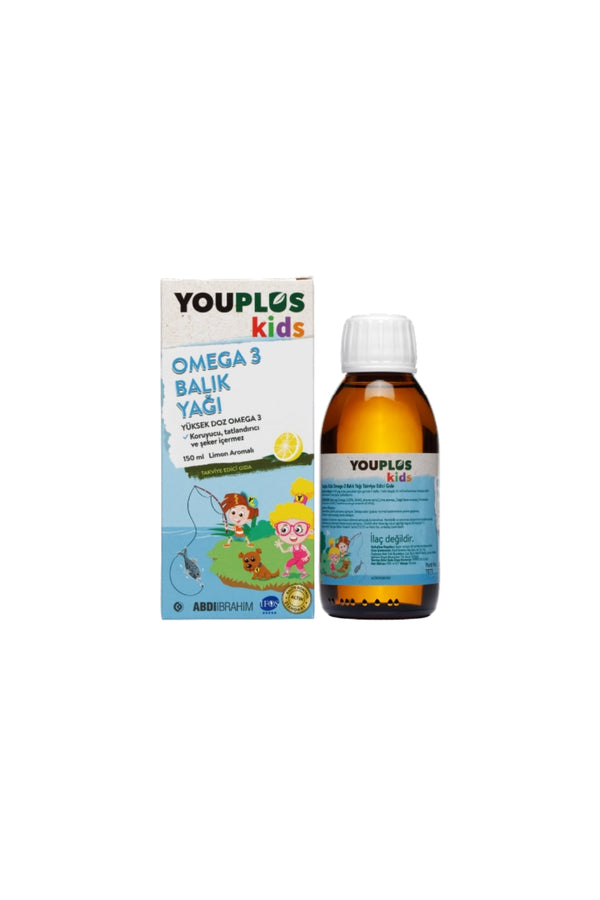 Youplus Kids Omega-3 Balık Yağı 150 ml