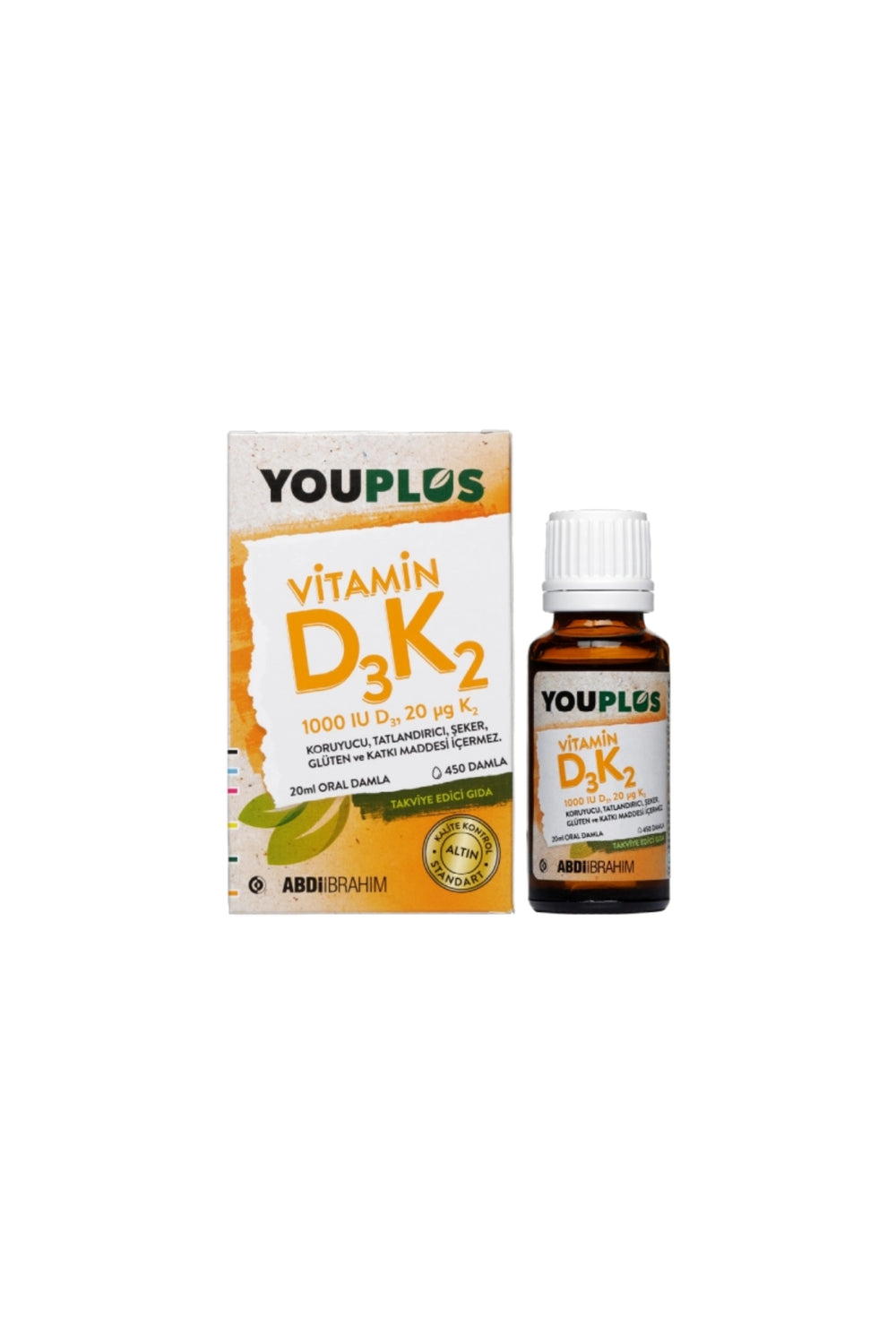 Youplus Vitamin D3 & K2 20 ml