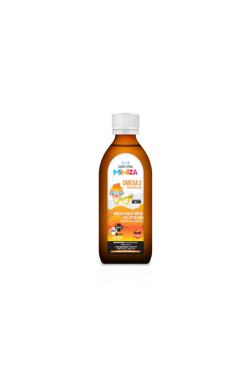 Zade Vital Miniza Omega-3 & Yer Fıstığı Yağı 150 ml