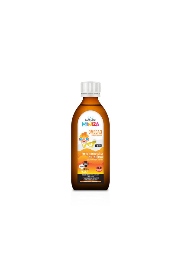 Zade Vital Miniza Omega-3 & Yer Fıstığı Yağı 150 ml