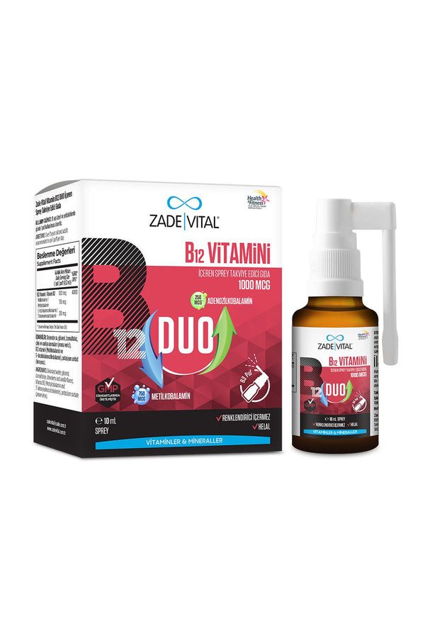 Zade Vital Vitamin B12 Duo 1000 mcg 10 ml
