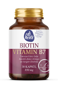 Dr.Henri Biotin 5000 Μg 30 Kapsül