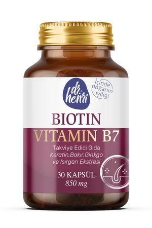 Dr.Henri Biotin 5000 Μg 30 Kapsül