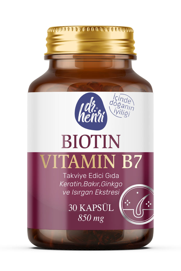 Dr.Henri Biotin 5000 Μg 30 Kapsül