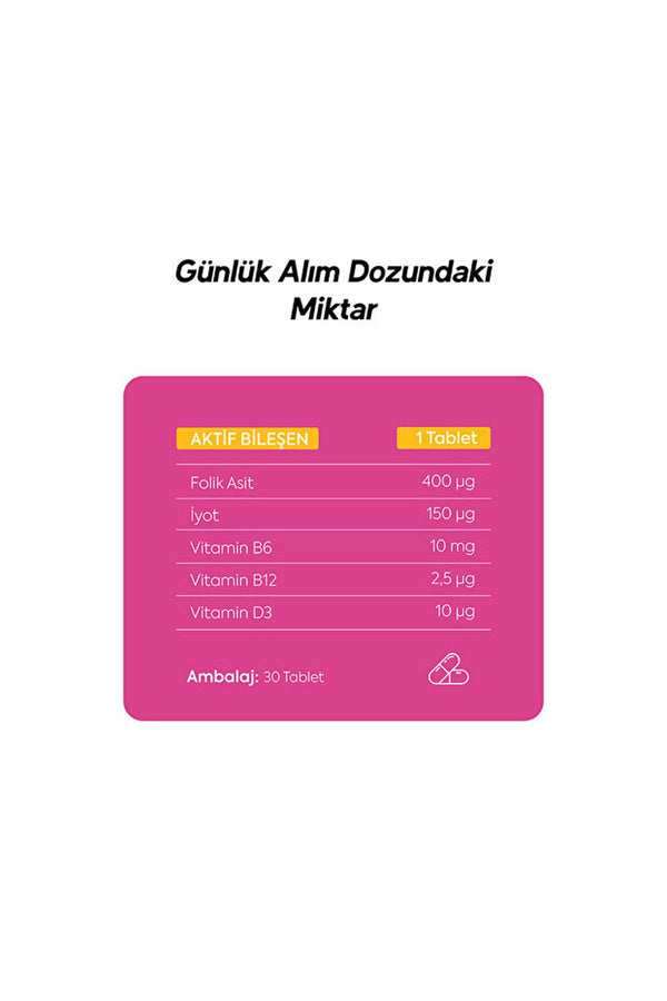 Dr.Henri Folik Asit 30 Tablet