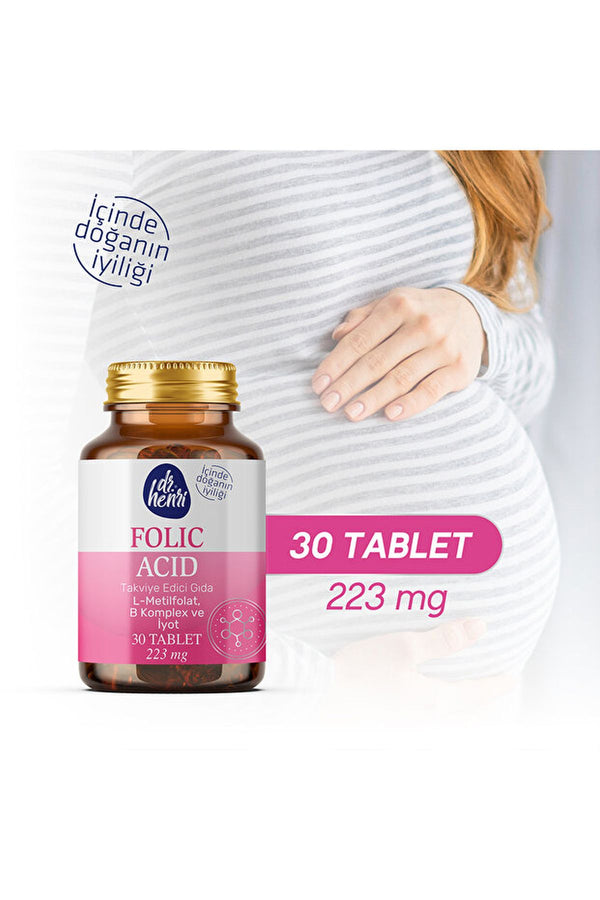 Dr.Henri Folik Asit 30 Tablet