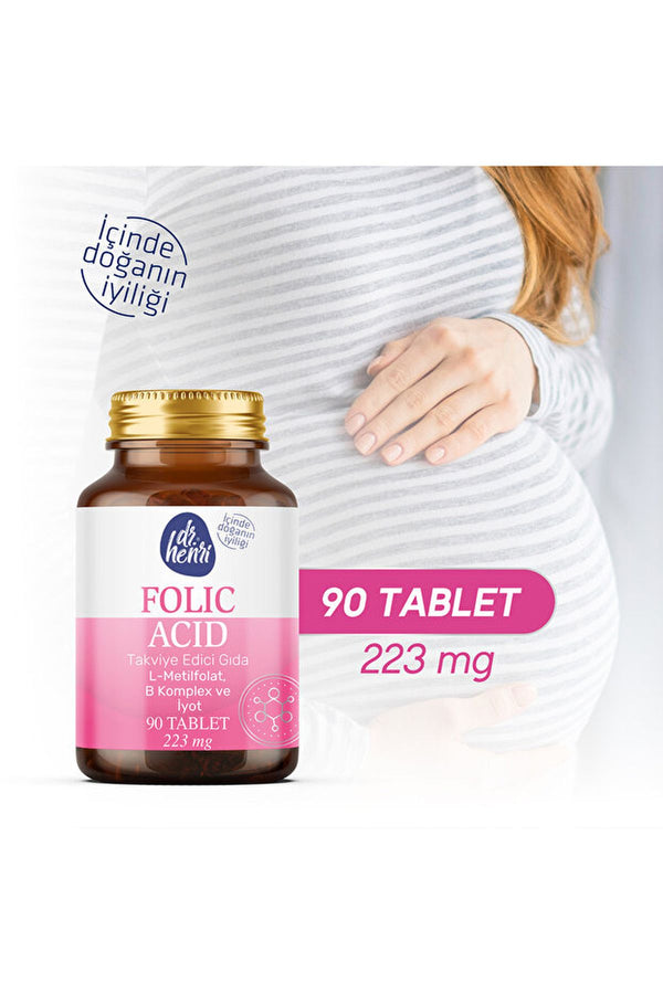 Dr.Henri Folik Asit 90 Tablet