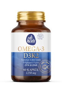 Dr.Henri Omega-3 D3 & K2 60 Kapsül