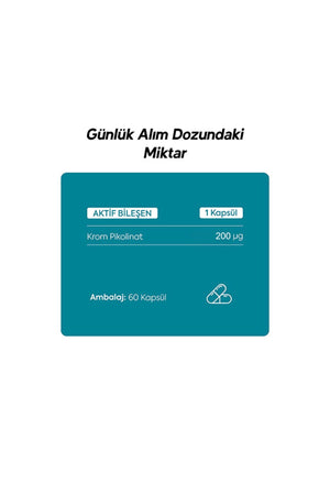 Dr.Henri Krom Pikolinat 60 Kapsül