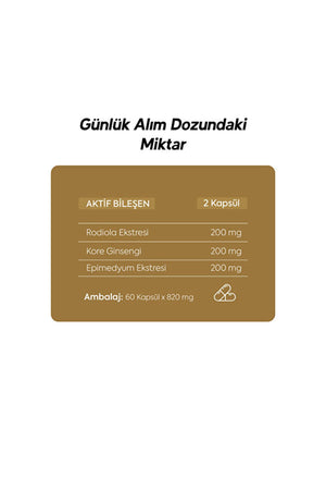Dr.Henri Rega Rodiola 60 Kapsül