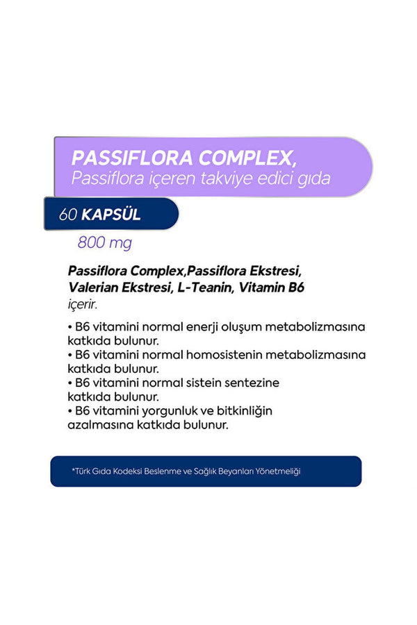 Dr.Henri Passiflora Complex 60 Kapsül