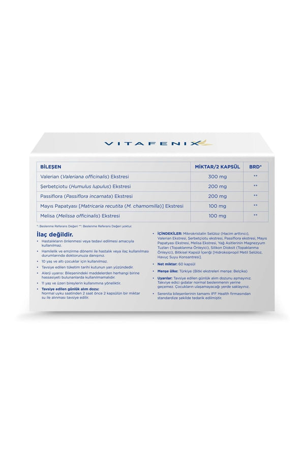 Vitafenix Serenita 60 Kapsül