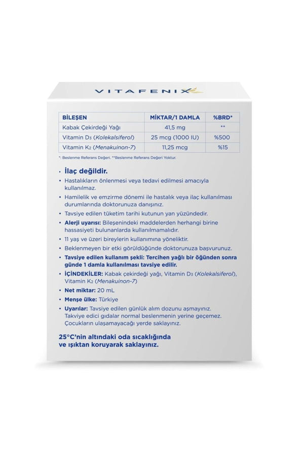 Vitafenix D3 & K2 20 ml