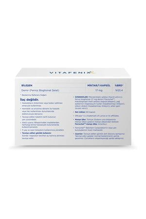 Vitafenix Demir 60 Kapsül