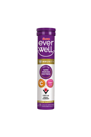 Ülker Everwell Kara Mürver 15 Efervesan Tablet