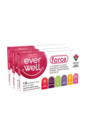 Ülker Everwell Force 8 Çiğneme Tableti